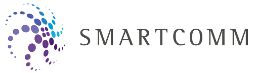 Grey Smartcomm Logo